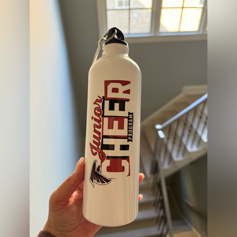 Atlanta Falcon’s Junior Cheer Progam swag bottle